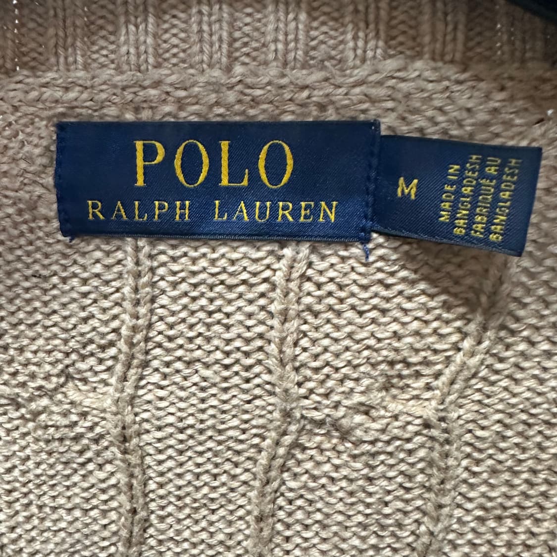 100 폴로 랄프로렌 남자 꽈배기 니트 상품이미지3