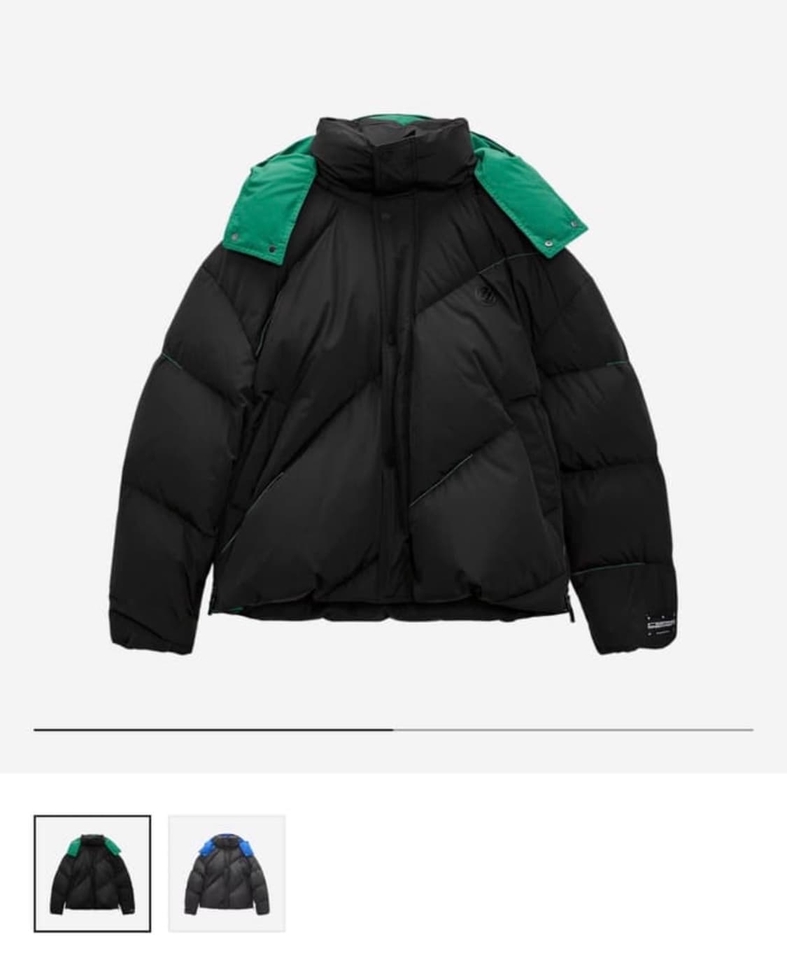 아더에러 자라 콜라보 오버사이즈드 패딩 상품이미지1