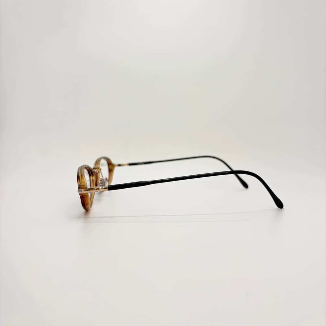 NOBLBESSE 브라운 오벌 빈티지 뿔테 상품이미지4