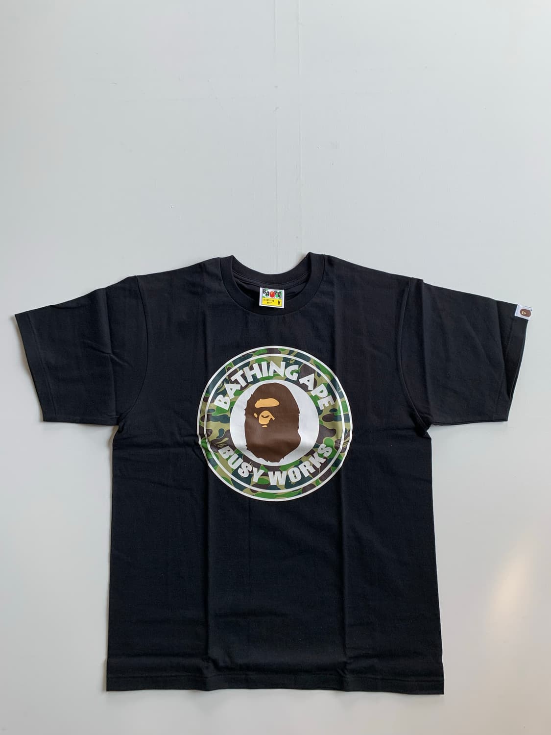 베이프 1st 카모 반팔 티셔츠 M사이즈 새제품  상품이미지4