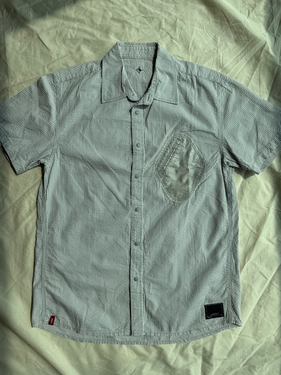 리바이스 스트라이프 반팔 셔츠 상품이미지5