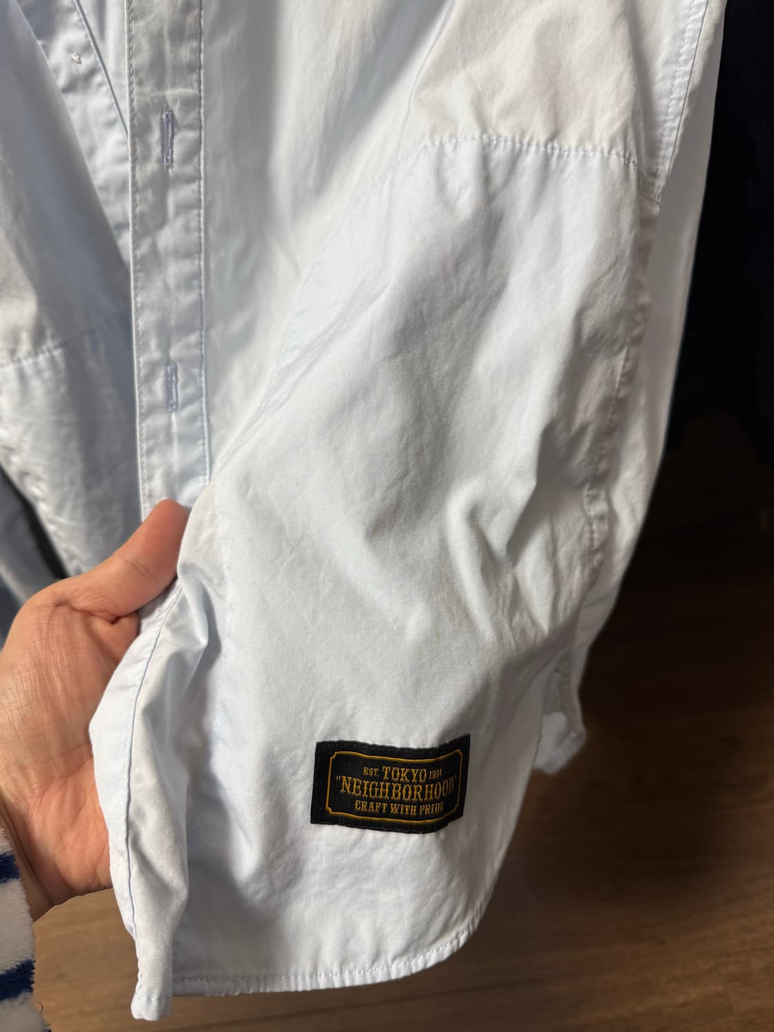 네이버후드 셔츠 S 상품이미지4