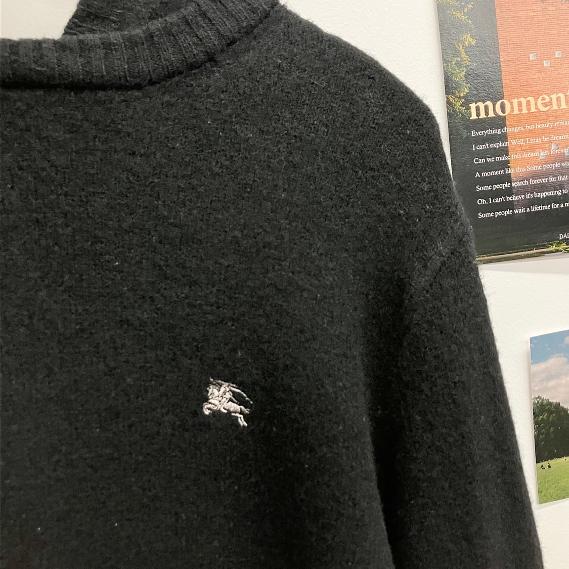 버버리 니트 후드티 상품이미지4