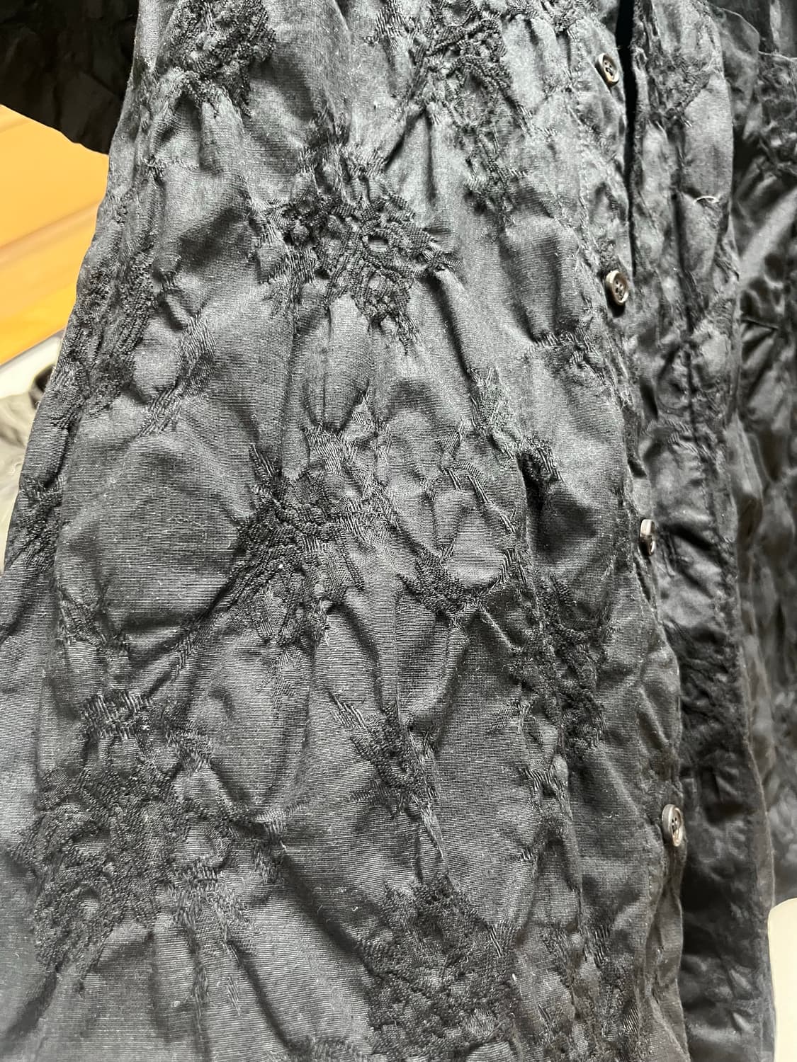 음양 플라워 자카드 셔츠 1사이즈 상품이미지4