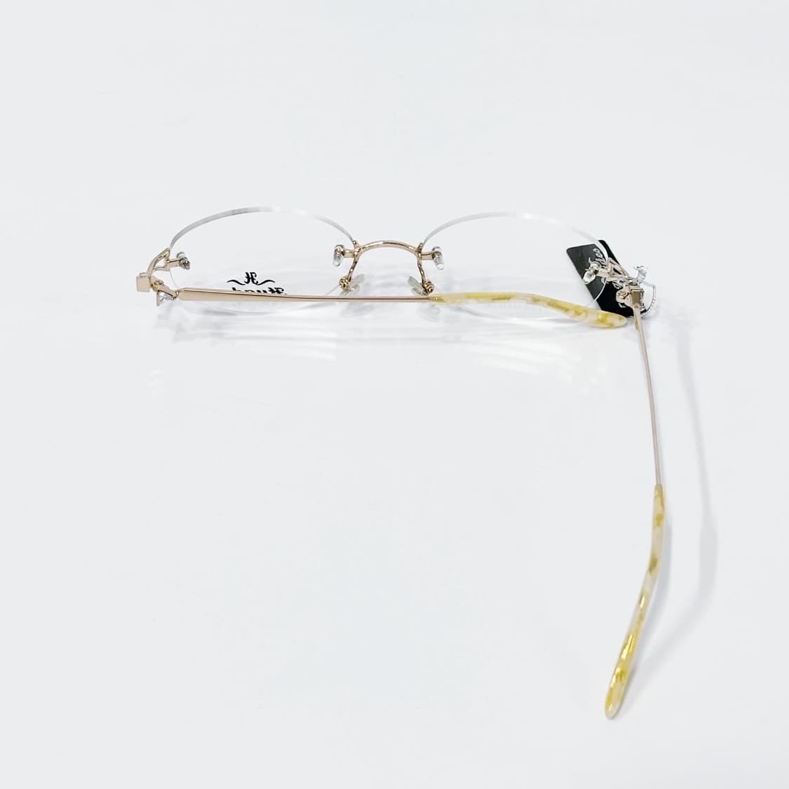 HYADES 골드 큐빅 무테 데드스탁 빈티지안경 상품이미지4