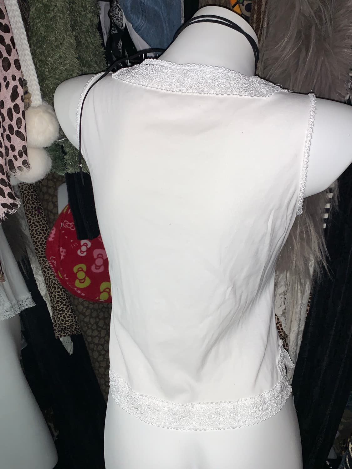 모리 로걀 화이트 레이스 슬립 상품이미지3