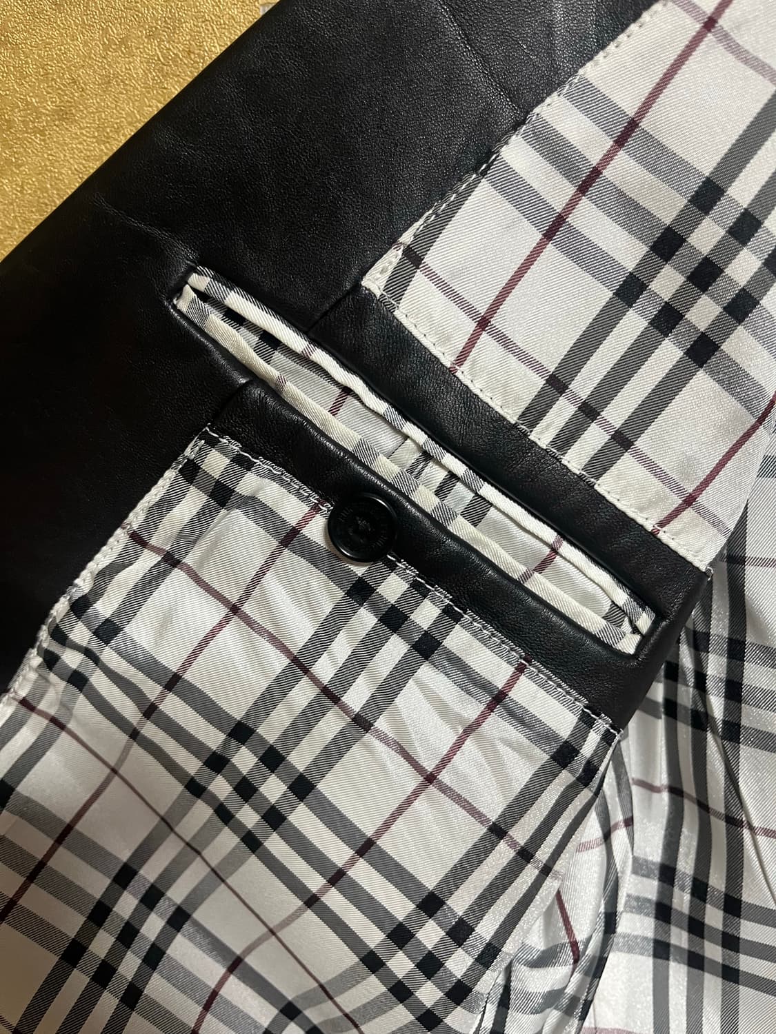 버버리 블랙라벨 가죽 자켓 상품이미지6