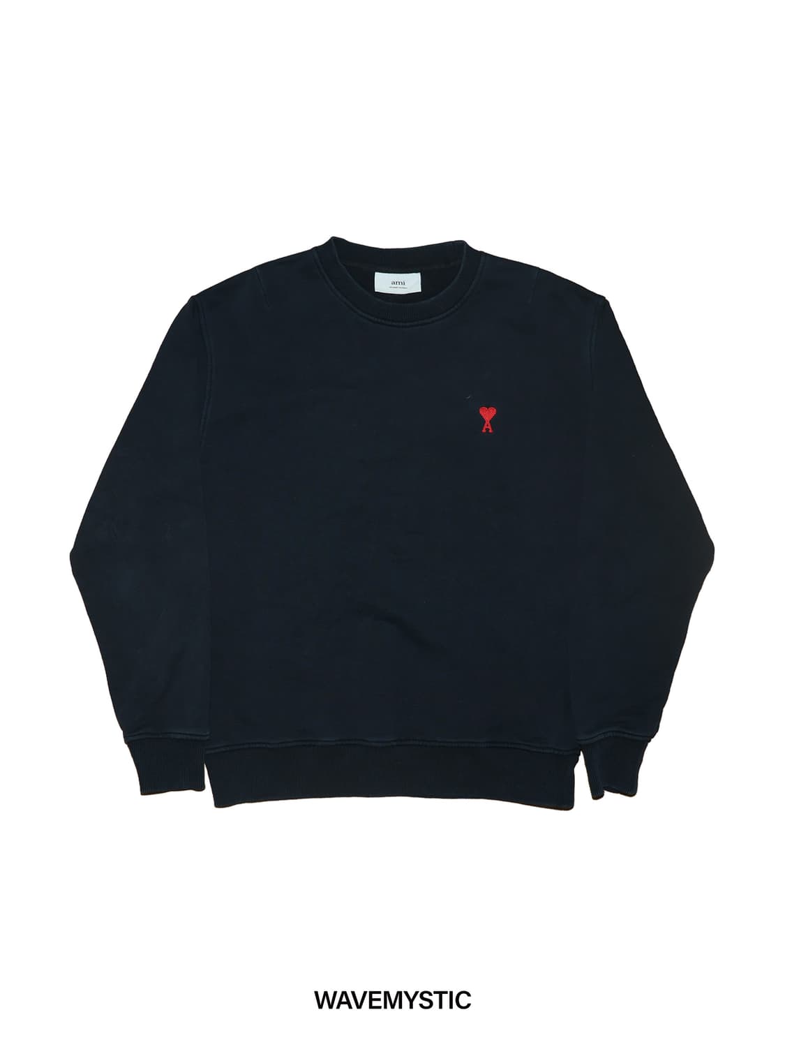 [정품]아미 스몰 하트 블랙 맨투맨 L 상품이미지1