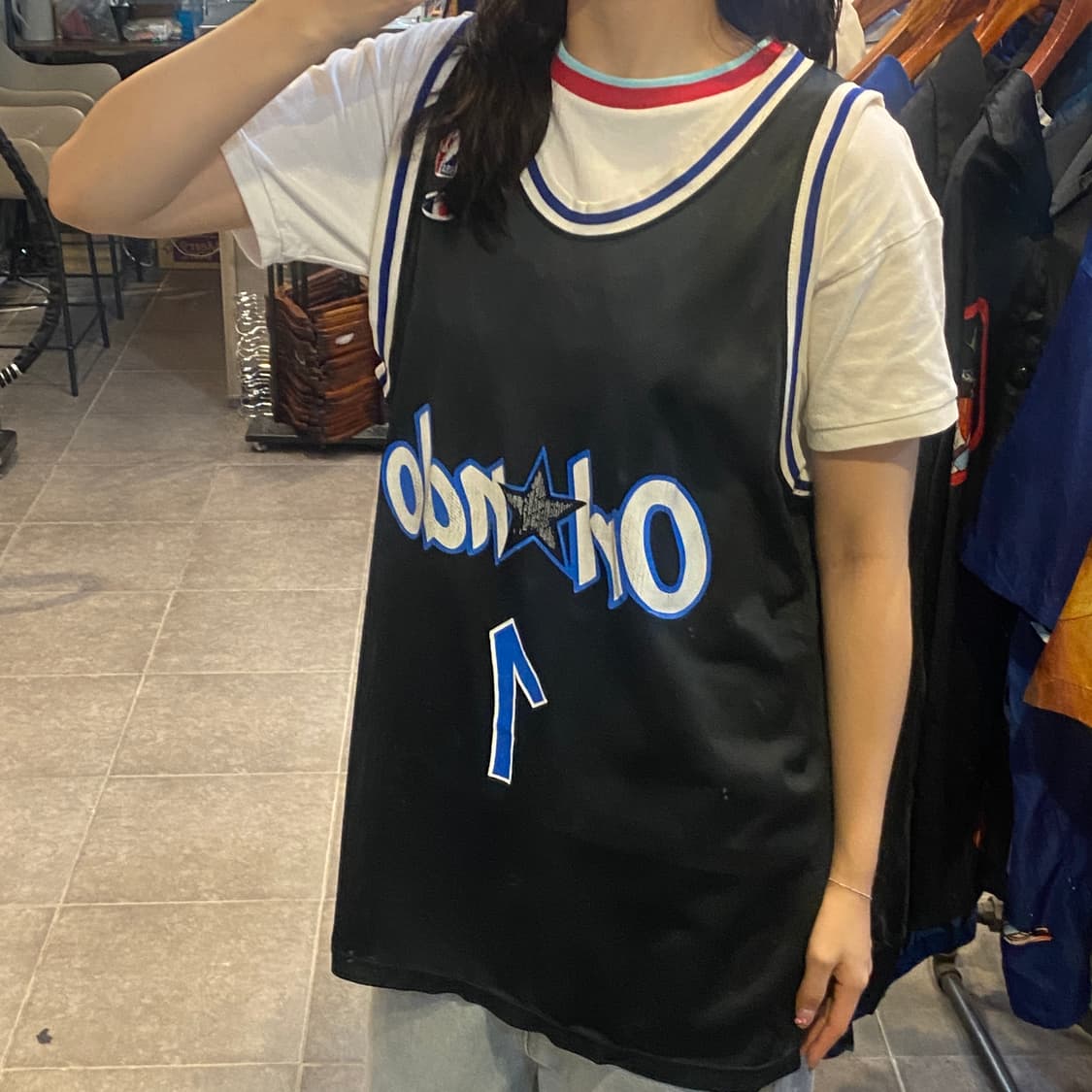 [NO.9] NBA Orlando HARDAWAY 블랙 져지 상품이미지3
