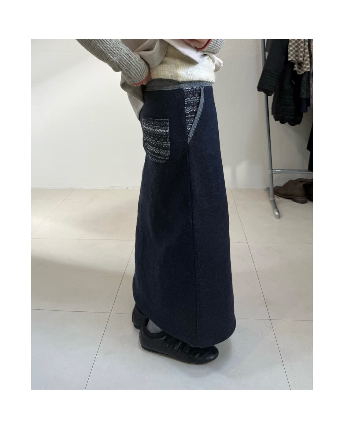 빈티지 기모 스커트 상품이미지6