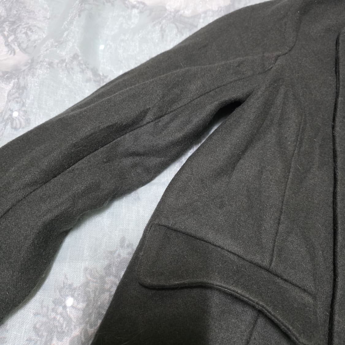 빈티지 나폴레옹 하이넥 모직 자켓 y2k 공겜여주 고스 펑크 상품이미지4