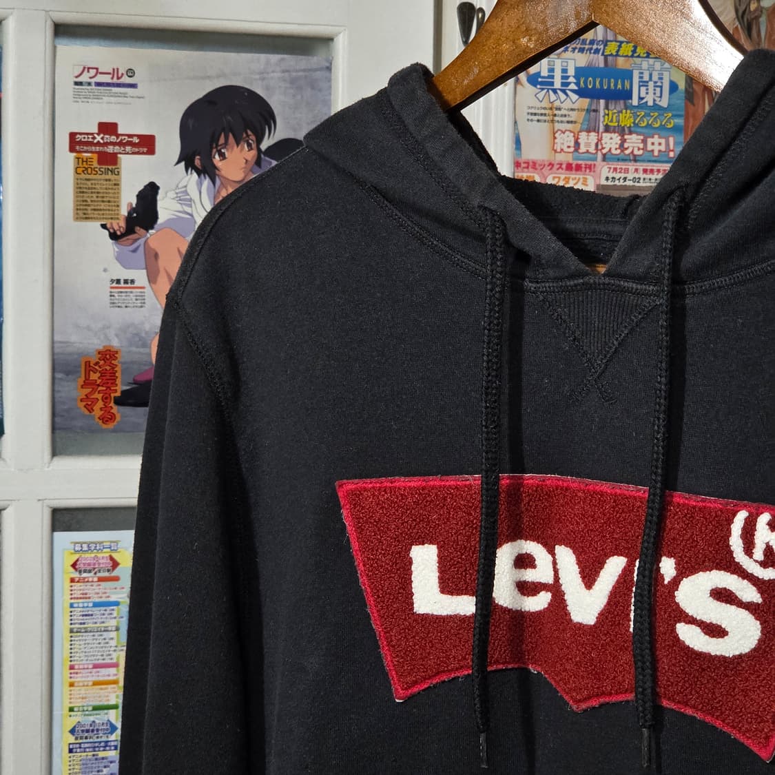 리바이스 빅 로고 패치 후드티 상품이미지3