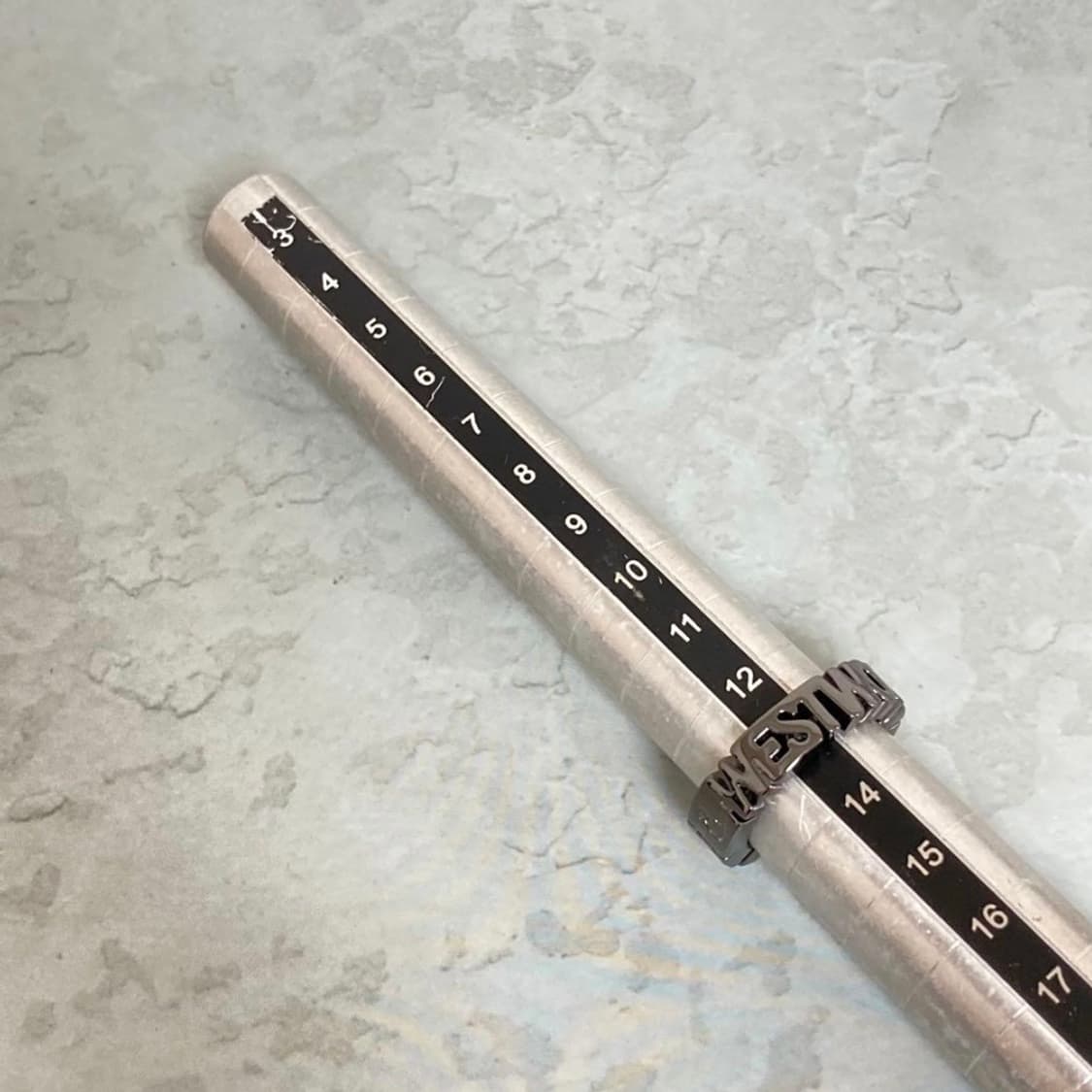 비비안 웨스트우드 레터링 orb 로고 반지(새상품) 상품이미지4