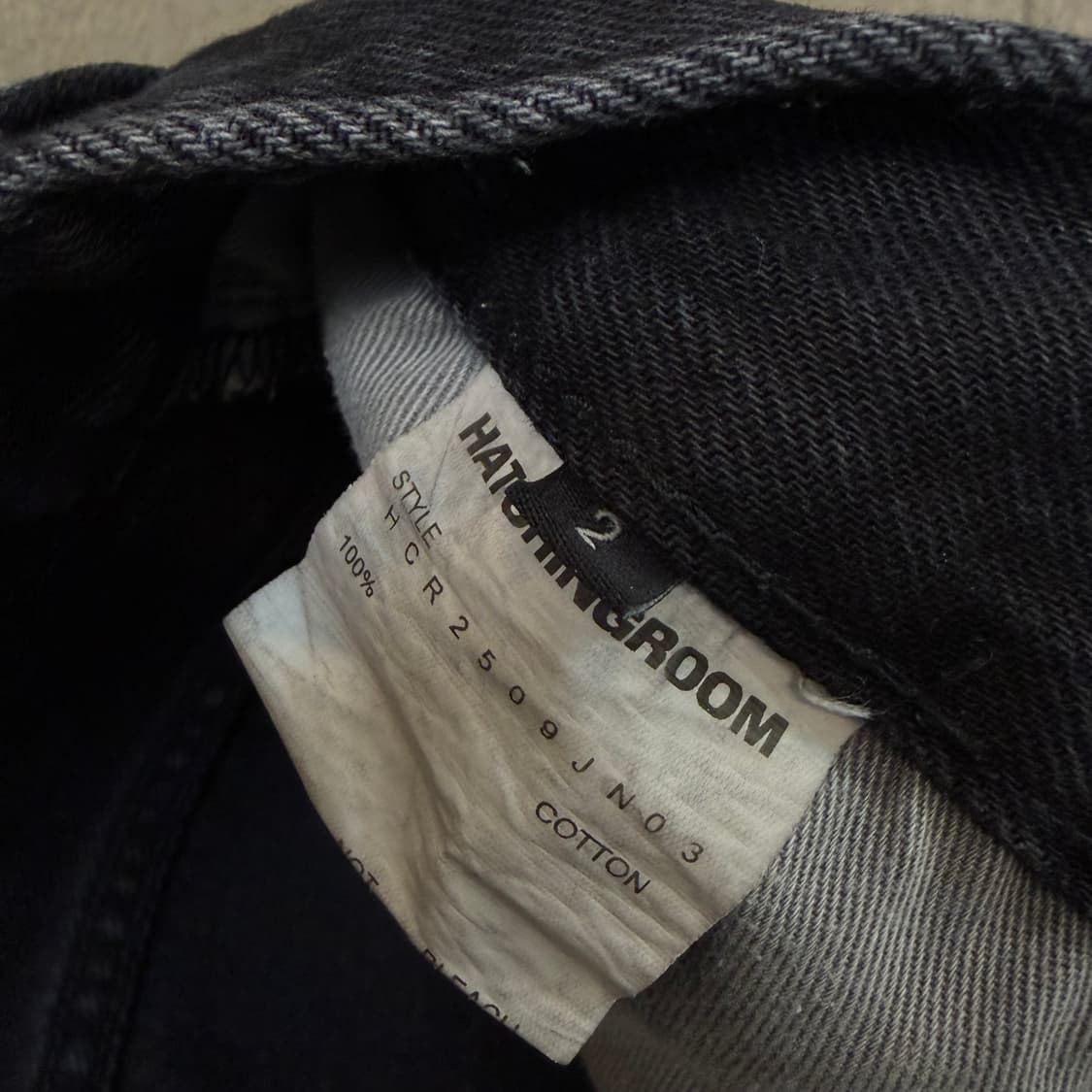 HATCHINGROOM 해칭룸 와이드 커브 데님 2 상품이미지4