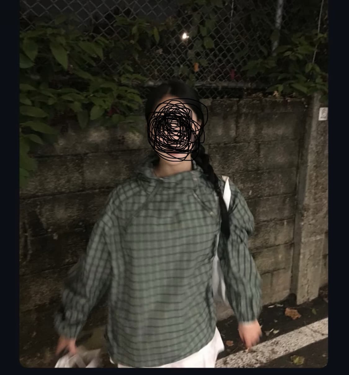 LORES 로어즈 체크 아노락 재킷 상품이미지1