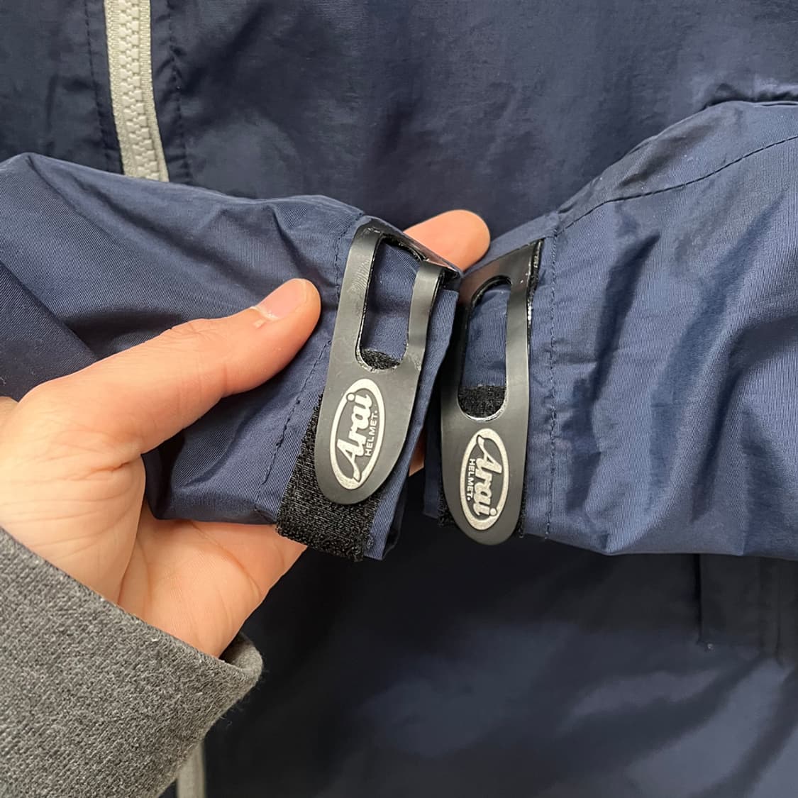 아라이 헬멧 구형 네이비 바람막이 라이더 자켓 S 상품이미지5