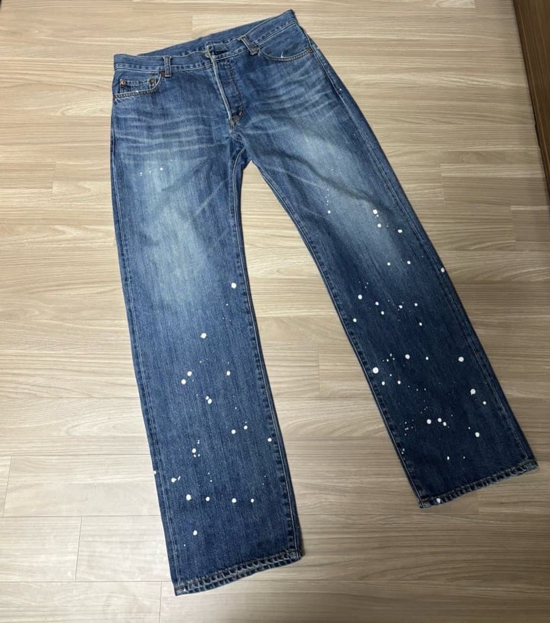 꼼데가르송 옴므 페인팅 데님 상품이미지1