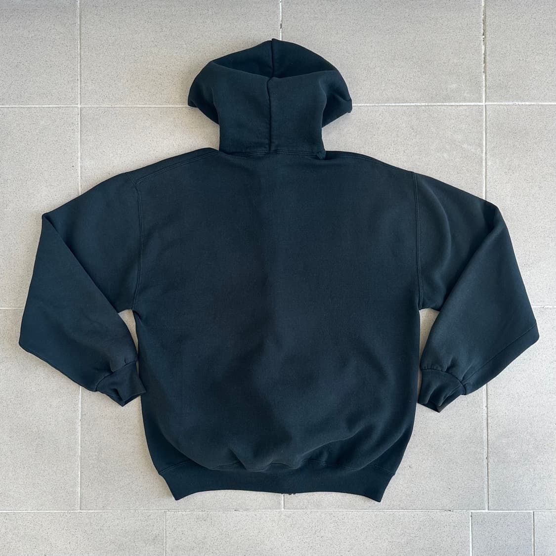 90s 빈티지 러셀 후드집업 블랙 XL USA 상품이미지2