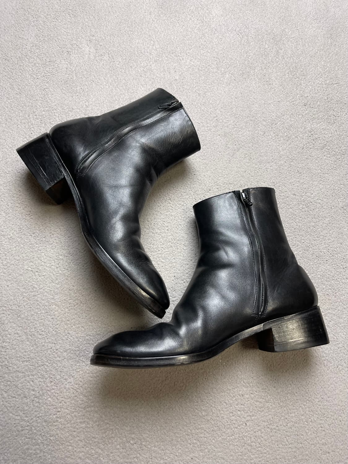 [8.5] VTG 구찌 레더부츠 -265-270  상품이미지4