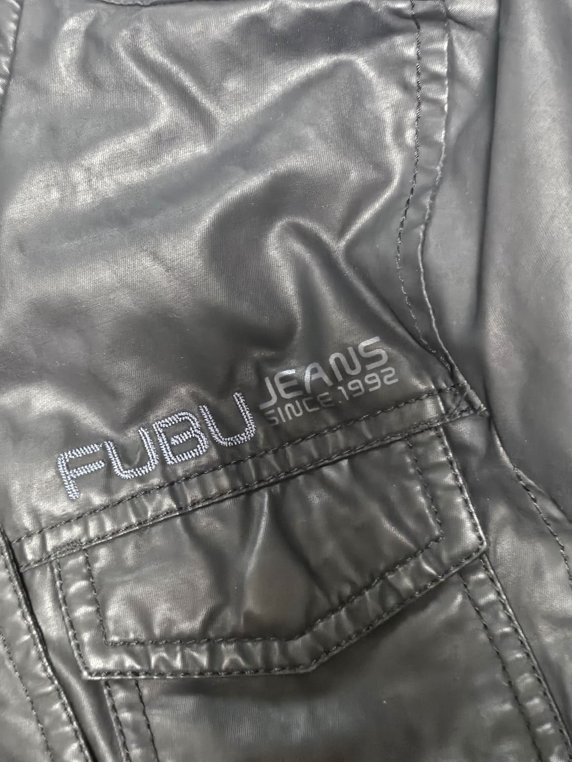 FUBU y2k 락시크 여성 가죽 자켓 S 상품이미지3