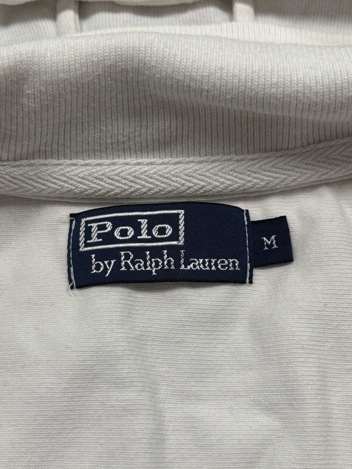 폴로 화이트 후드집업 상품이미지7