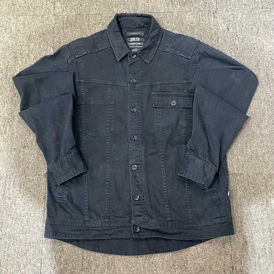 (S) Publish 빈티지 블랙 데님 자켓 상품이미지4
