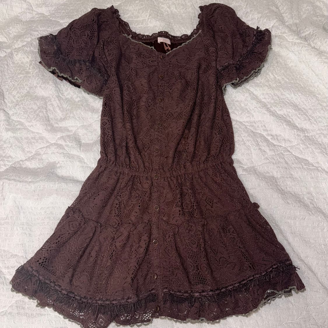 리즈리사 브라운 초코 원피스 라떼갸루 히메갸루 상품이미지1