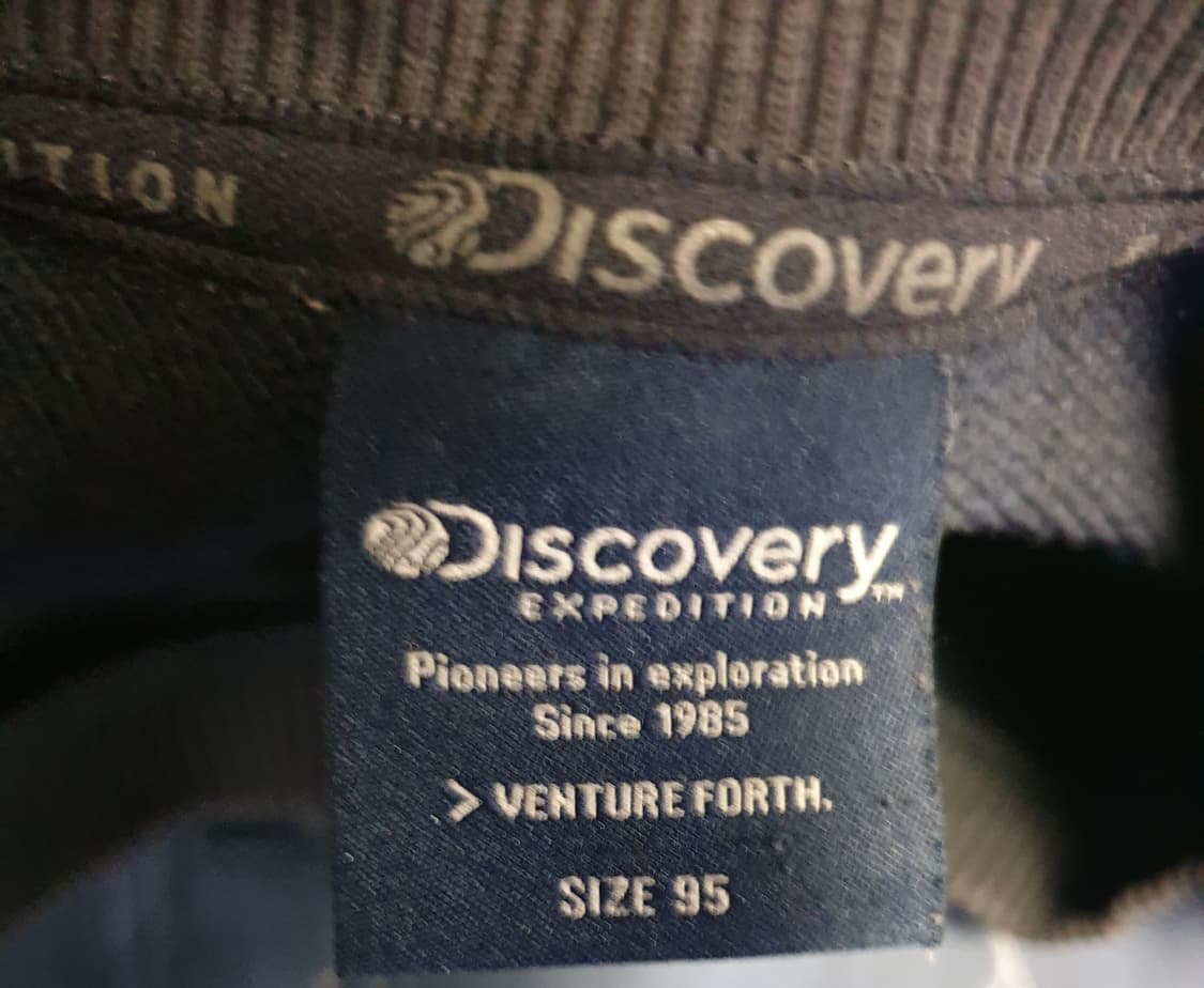 (단종매물) 디스커버리 배색 맨투맨 (M) 상품이미지7