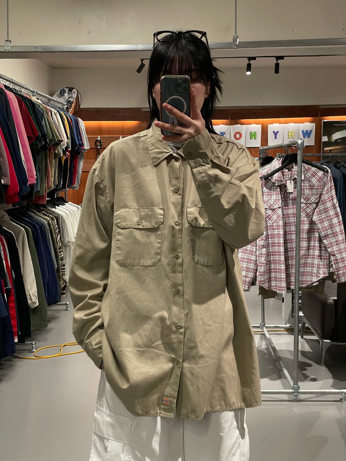 디키즈 빅사이즈 워크셔츠 상품이미지1