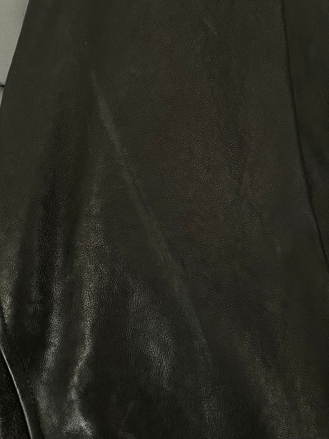 [L] 블랙아웃 레더ma-1 상품이미지6