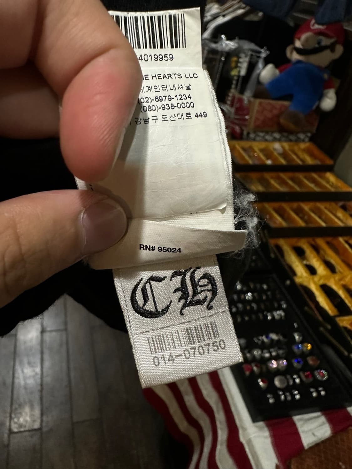 Chrome Hearts 크롬하츠 대거 라운드 티셔츠(오버핏) 상품이미지7