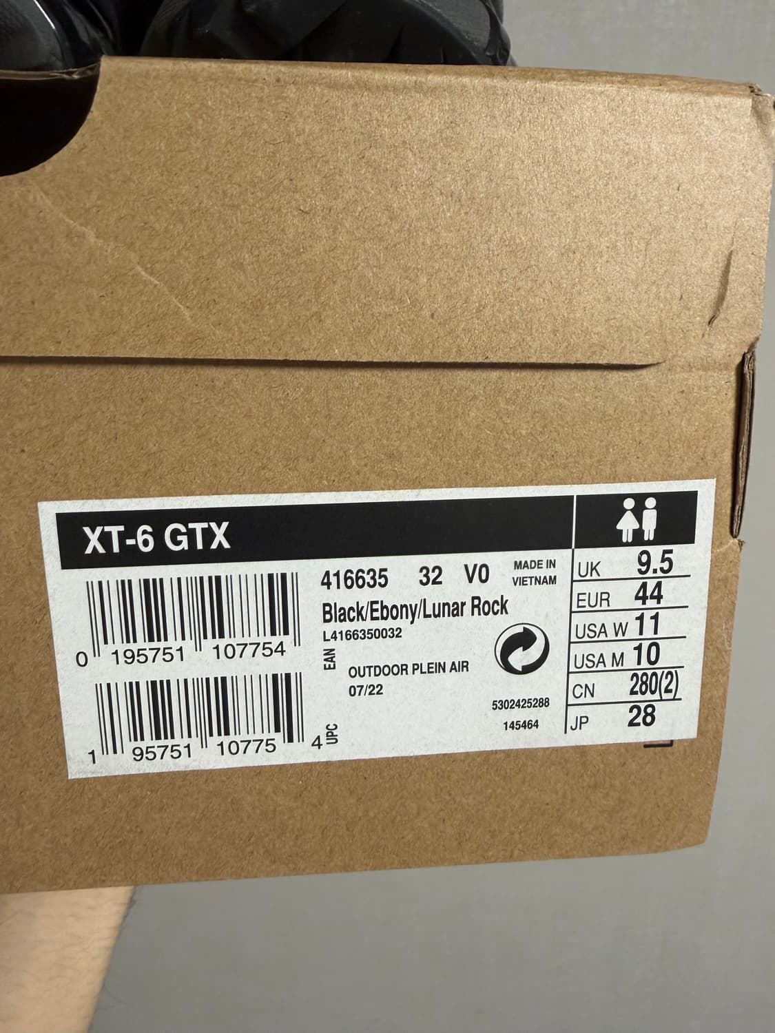 [280] 살로몬 XT-6 고어텍스 블랙 에보니 상품이미지4