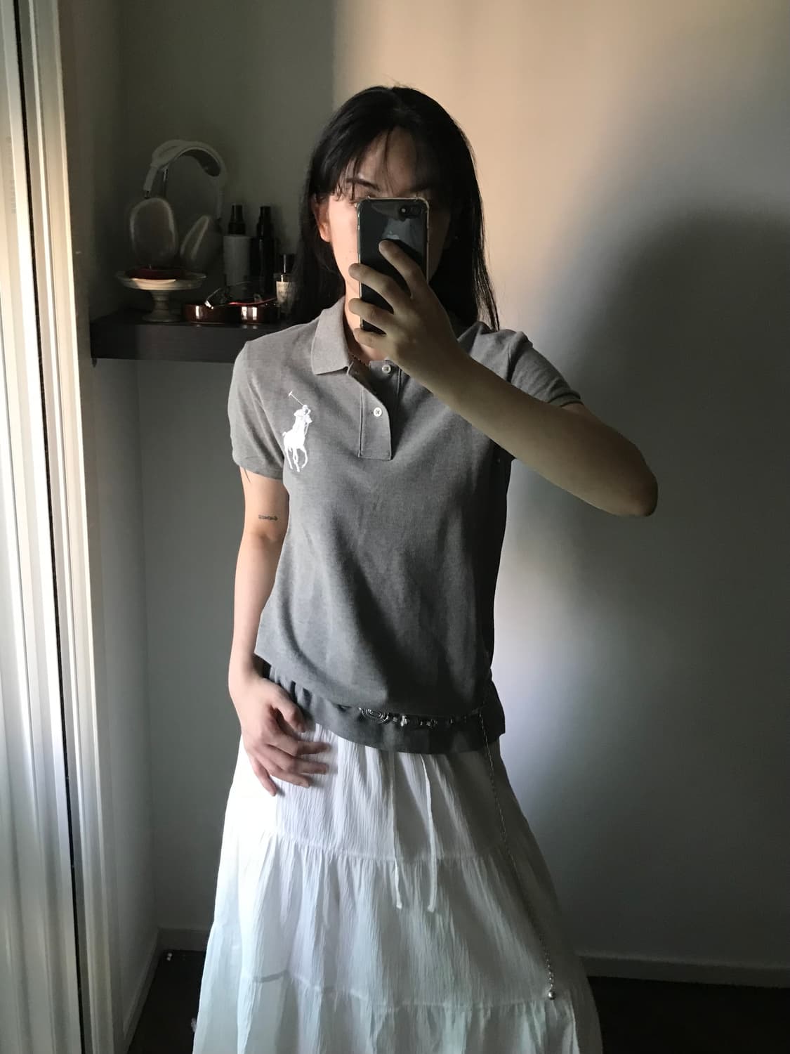 폴로 랄프로렌 빅 포니 그레이 여성용 카라티  상품이미지4