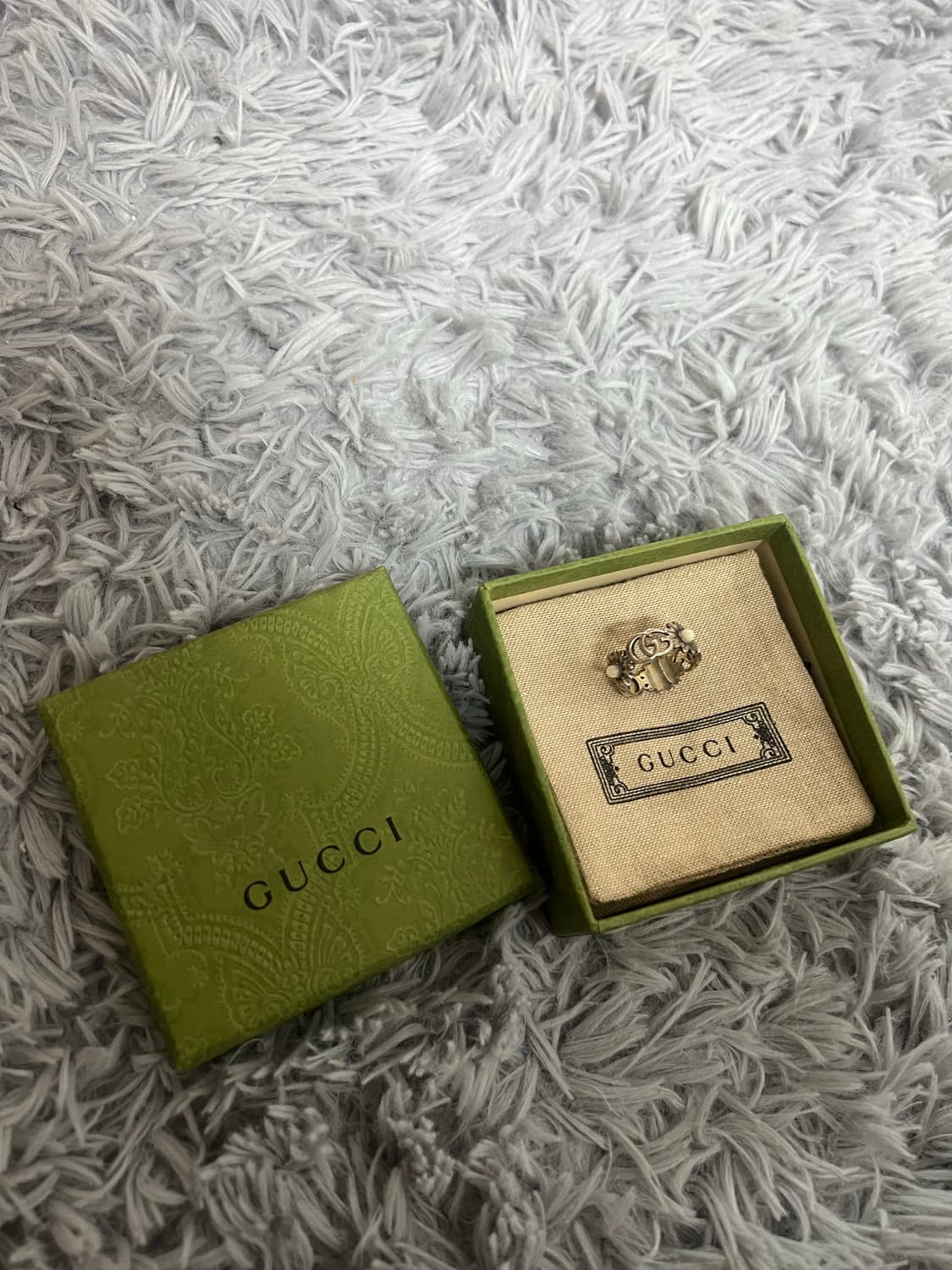 구찌 플라워 더블G 자개 링 상품이미지1