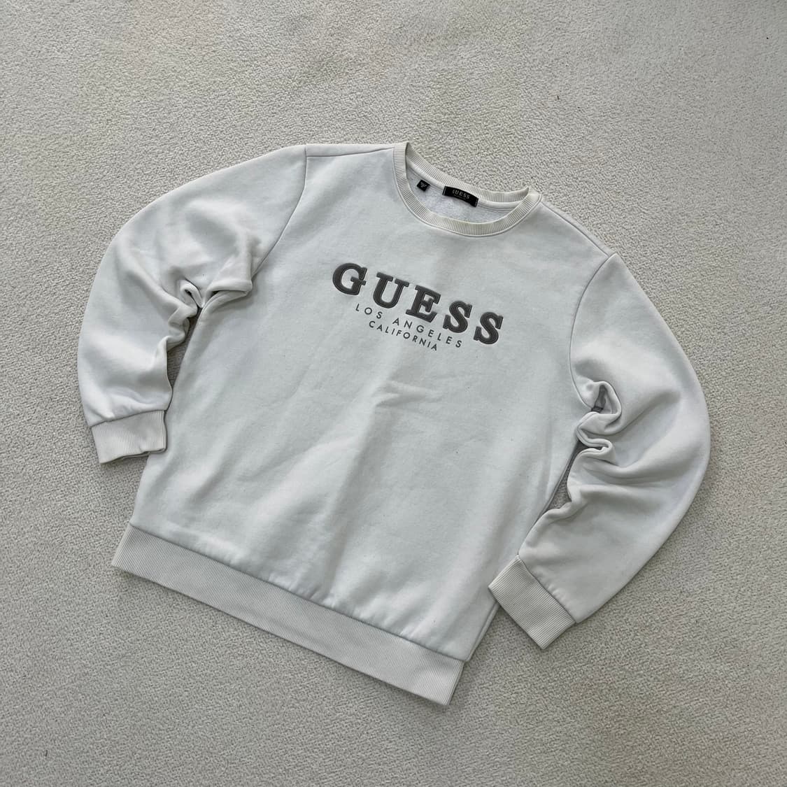 M 게스 빅로고 기모 맨투맨 0325M 상품이미지1