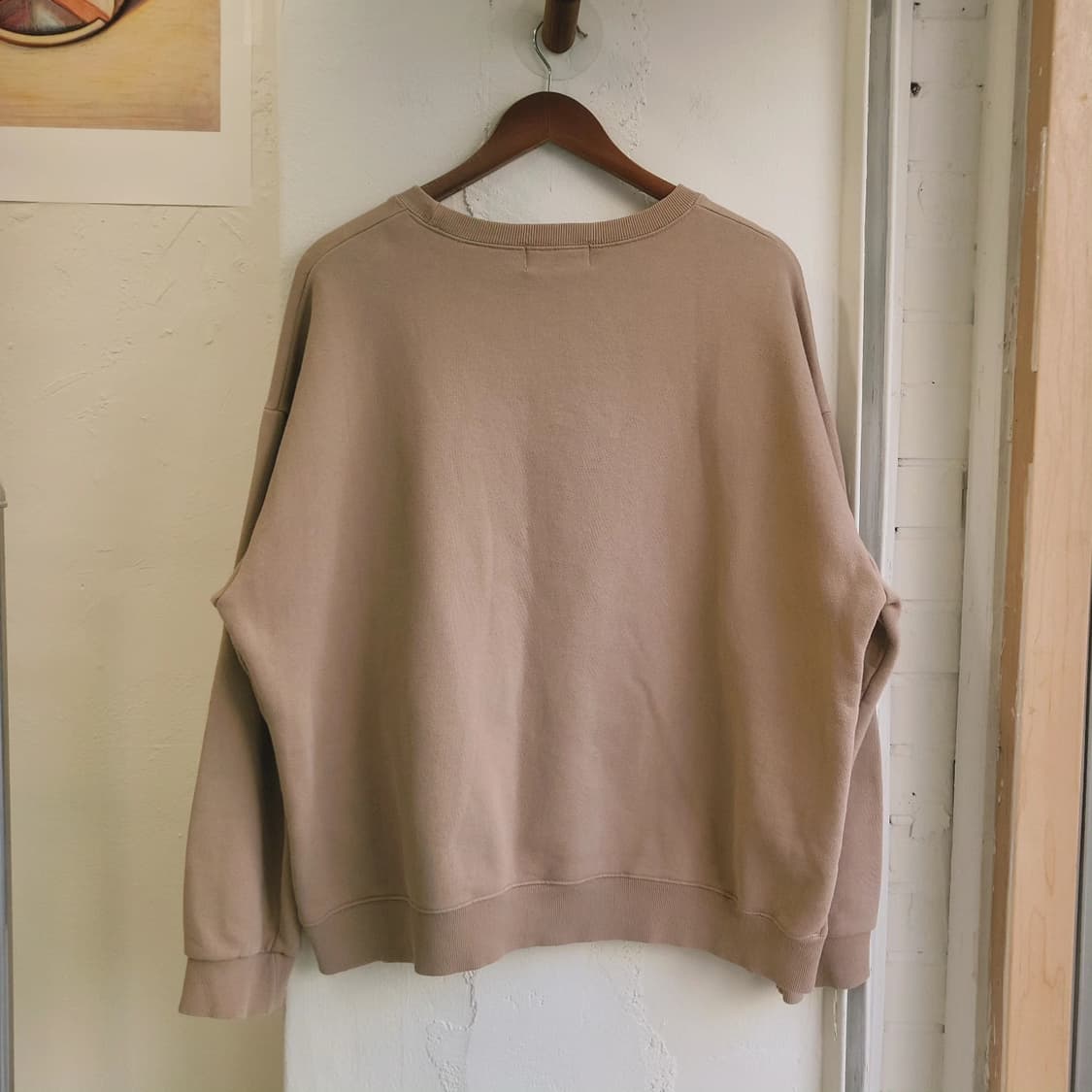 The clap 캐리커쳐 기모 맨투맨 상품이미지6