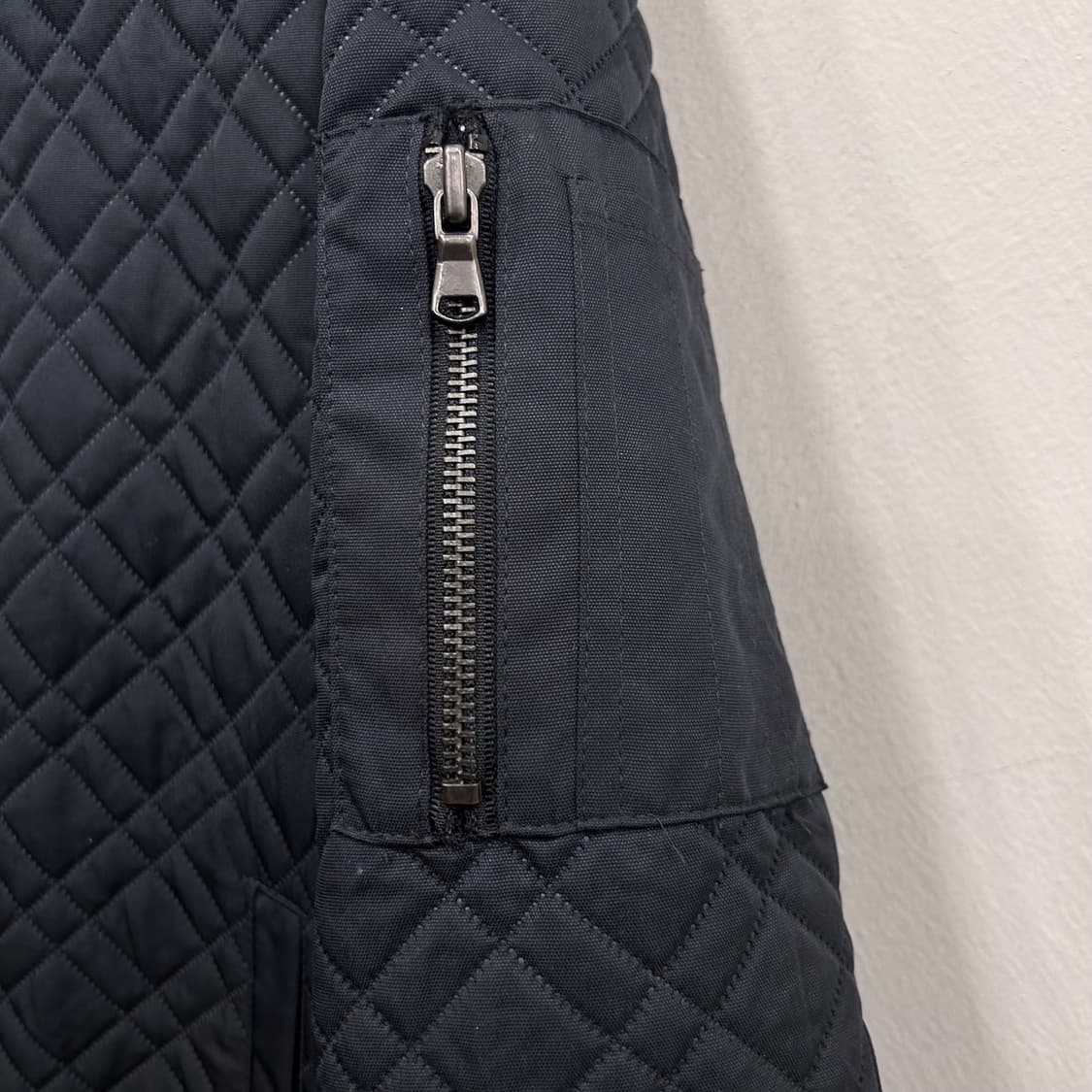 빈티지 이너후리스 라운드카라 퀼팅 자켓 상품이미지3