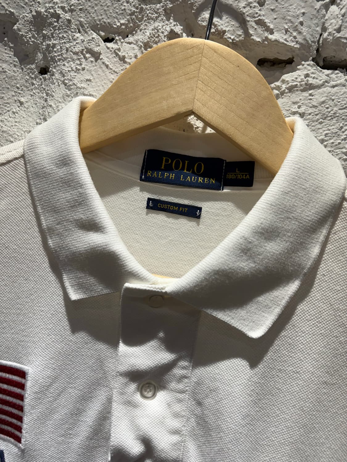 폴로 빅포니 USA 성조기 커스텀 카라 반팔티셔츠 상품이미지6