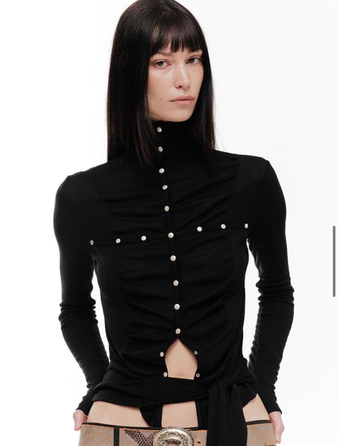 2000Archives Lena Shirring Top 상품이미지4