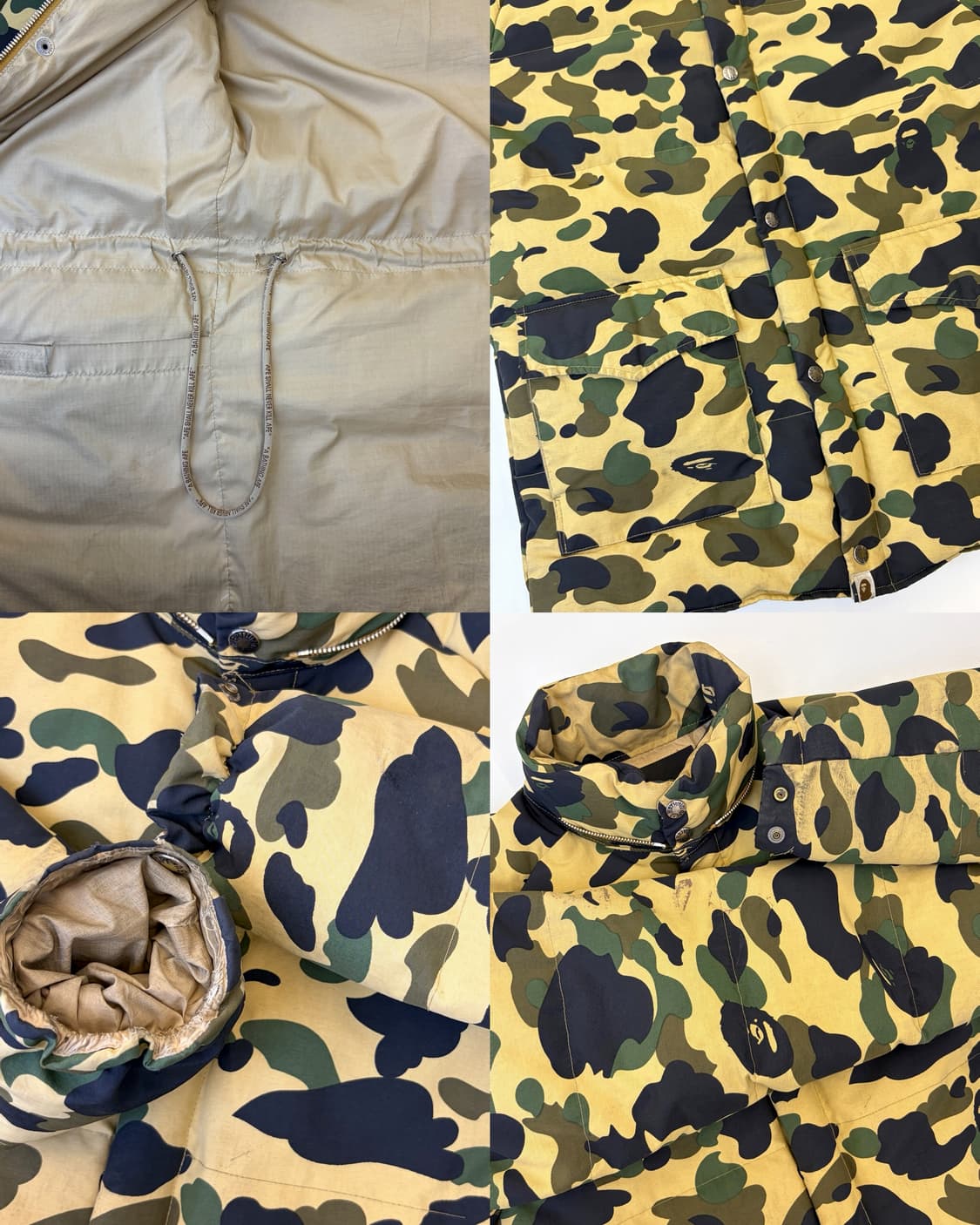 베이프 2000s OG 1st 카모 다운 자켓 상품이미지8