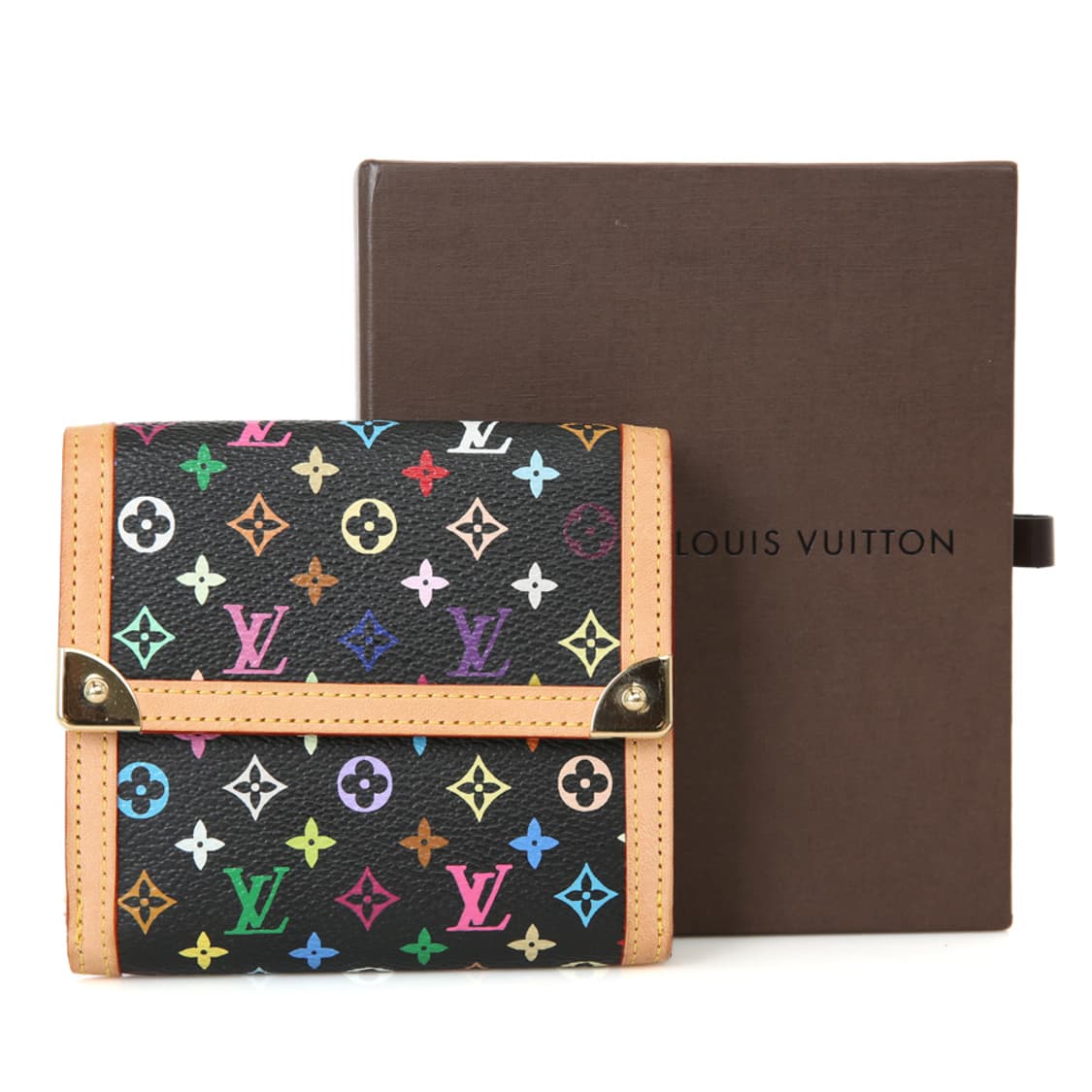 루이비통 멀티컬러 반지갑 멀티블랙 포르토포일 월렛 M92984 상품이미지10