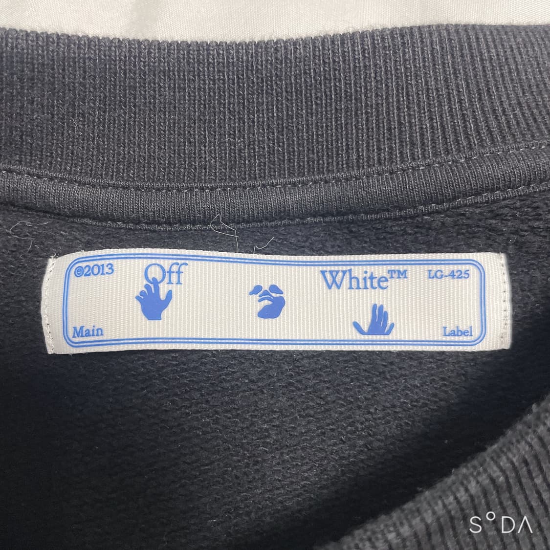 OFF-WHITE 오프화이트 블랙 명화 맨투맨 M 상품이미지2