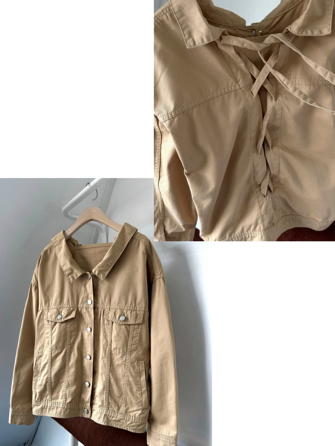 Cotton twill back string design trucker  상품이미지1