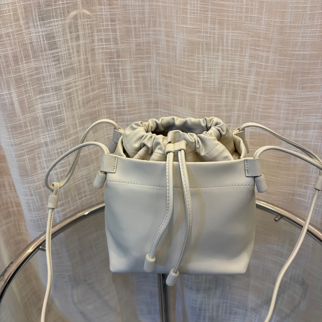 정품 호제 소가죽 버킷 크로스백     상품이미지2