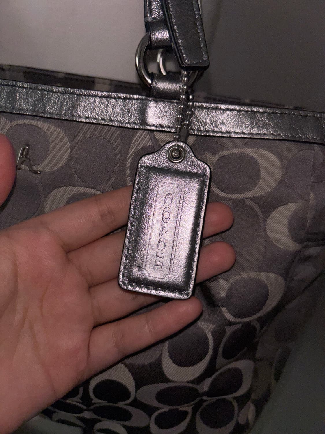 Coach vintage gray shoulder bag 상품이미지5