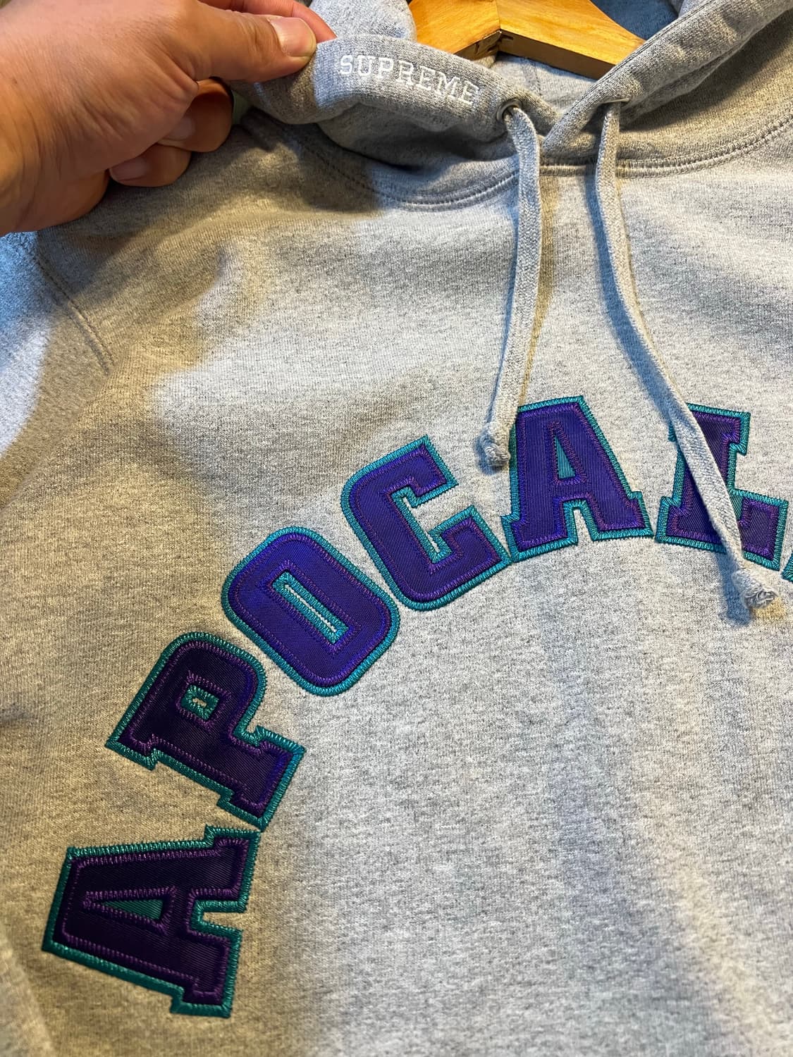 슈프림 아포칼립스 헤더그레이 후디 상품이미지2