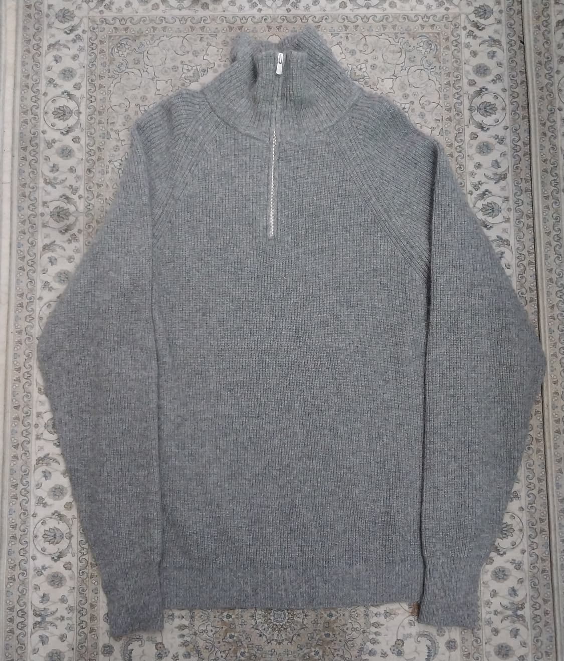 월스와일 무브먼트 하프넥 집업 니트 2사이즈 상품이미지1