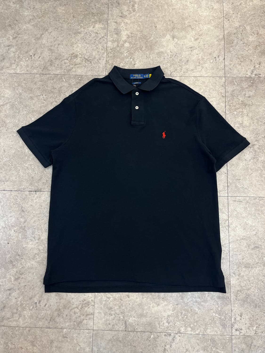 폴로 랄프로렌 반팔 카라티 블랙 XL #csz4057 상품이미지4