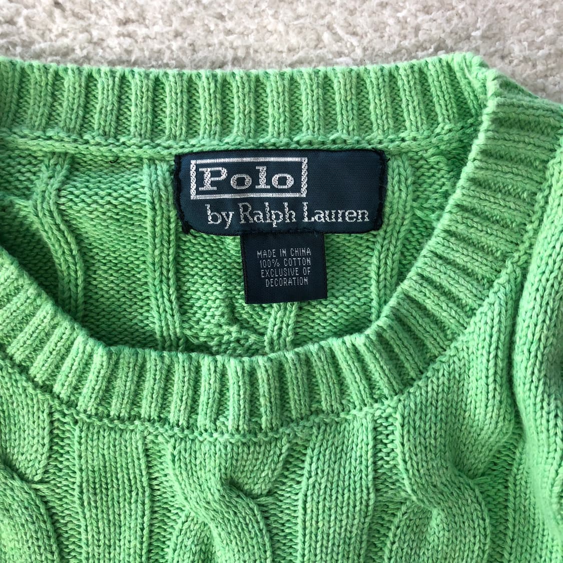 폴로랄프로렌 꽈배기 니트 상품이미지5