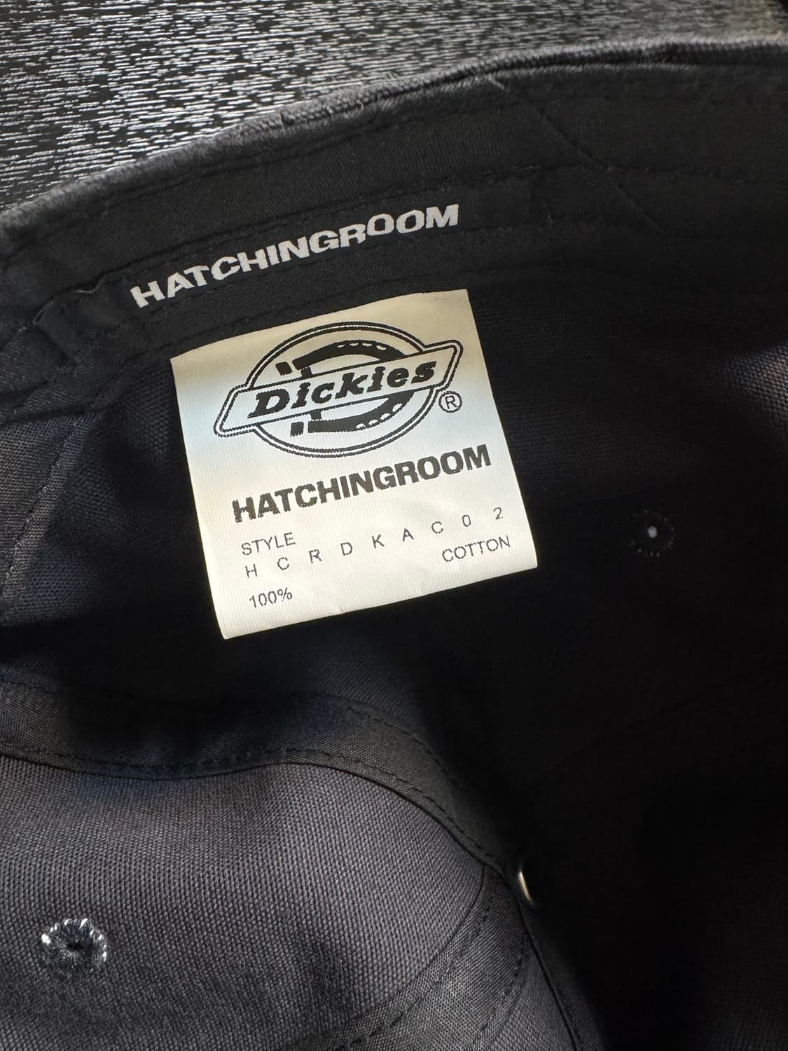해칭룸 디키즈 VTG D 볼캡 Blue Charcoal 상품이미지2